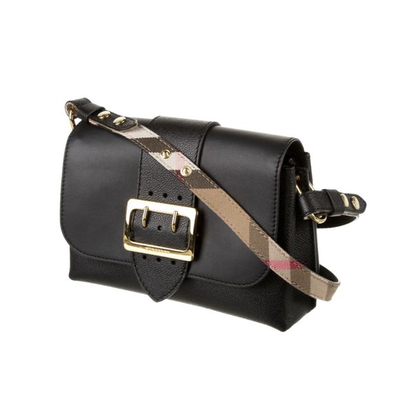 Burberry Handbags - Burberry Medley Small Buckle Leather Cross Body Bag